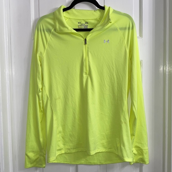 Under Armour Jackets & Blazers - Under Armor neon yellow pullover